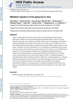 HHS Public Access Author manuscript Neurobiol Aging. Author manuscript; available in PMC 2019 November 01.