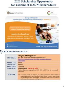 2020 Scholarship Opportunity for Citizens of OAS Member States
