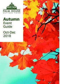 Autumn Event Guide Oct-Dec 2018 - Sefton Park Palm House