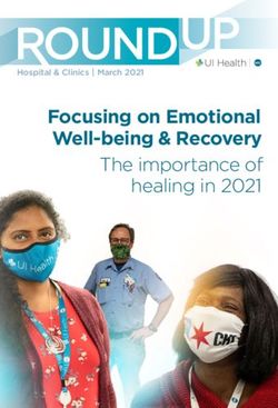 ROUND UP Focusing on Emotional Well-being & Recovery - The importance of healing in 2021 - UI Health