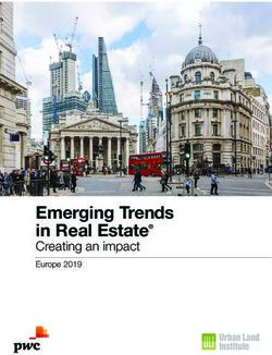 Emerging Trends in Real Estate - Creating an impact Europe 2019