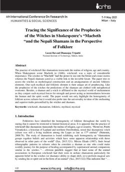 Tracing the Significance of the Prophecies of the Witches in Shakespeare's "Macbeth "and the Nepali Shamans in the Perspective of Folklore