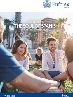 THE SOUL OF SPANISH LEARN SPANISH SPAIN AND LATIN AMERICA - PRICES 2020 - s-w-e-p.com