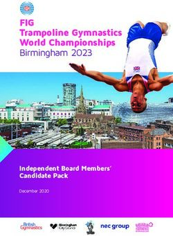 FIG Trampoline Gymnastics World Championships Birmingham 2023 - Independent Board Members' Candidate Pack
