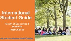 INTERNATIONAL STUDENT GUIDE - FACULTY OF ECONOMICS & BUSINESS WISE 2021/22 JOIN US ON OUR VIRTUAL TOUR THROUGH FRANKFURT - WIWI UNI-FRANKFURT