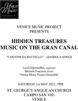 HIDDEN TREASURES MUSIC ON THE GRAN CANAL