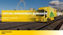 VIRTUAL MANAGEMENT ROADSHOW - INVESTOR CALL Melanie Kreis, Group CFO - Deutsche Post DHL ...