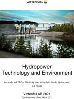Hydropower Technology and Environment - Vattenfall AB 2021 - EPD Portal