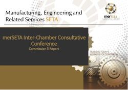 MerSETA Inter-Chamber Consultative Conference - Commission 3 Report Manufacturing , Engineering