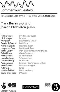 Mary Bevan soprano Joseph Middleton piano - Lammermuir ...