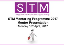 STM Mentoring Programme 2017 Mentor Presentation - Monday 10th April, 2017 - Mentors