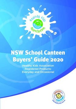 NSW School Canteen Buyers' Guide 2020 - Healthy Kids Association Registered Products: Everyday and Occasional