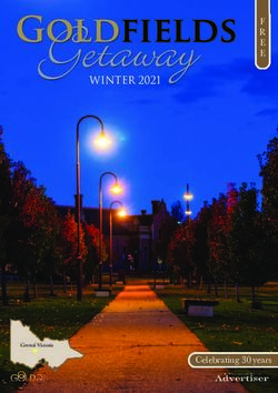 WINTER 2021 - Celebrating 30 years - Bendigo Region