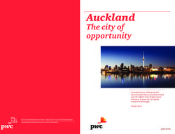 Auckland The city of opportunity