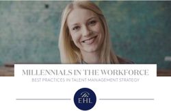 MILLENNIALS IN THE WORKFORCE - Standard Letterhead, business cards, digital - EHL Industry RELATIONS