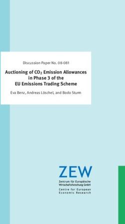 Auctioning of CO2 Emission Allowances in Phase 3 of the EU Emissions Trading Scheme - Dis cus si on Paper No. 08-081 Eva Benz, Andreas Löschel ...