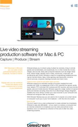 Live video streaming production software for Mac & PC