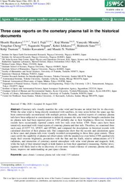 Agora - Historical space weather events and observations - Journal of Space Weather and Space Climate