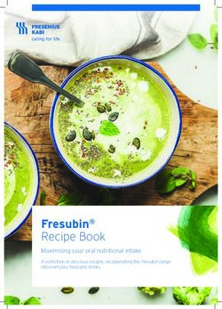 Fresubin Recipe Book Maximising your oral nutritional intake