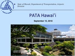 PATA Hawai'i September 13, 2018 - State of Hawaii, Department of Transportation, Airports Division