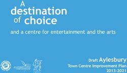 Destination of choice - Draft Aylesbury - Aylesbury Vale ...