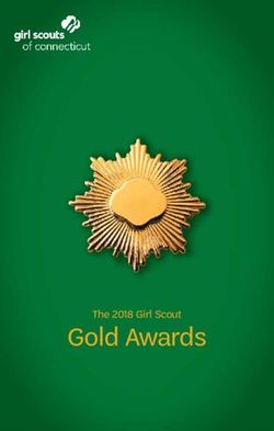 Gold Awards The 2018 Girl Scout - Girl Scouts of Connecticut