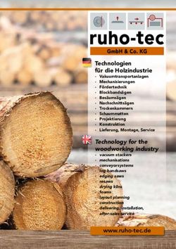 Technologien für die Holzindustrie - ruho-tec