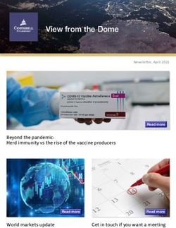 Beyond the pandemic: Herd immunity vs the rise of the vaccine producers - World markets update Get in touch if you want a meeting - 1Cornhill ...