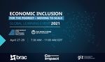 SAVE THE DATE: Global Learning Event - Economic Inclusion for the Poorest: Moving to Scale