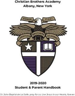 Christian Brothers Academy Albany, New York - 2019-2020 Student & Parent Handbook St. John Baptist de La Salle, pray for us. Live Jesus in our ...