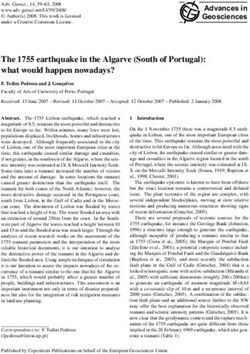 The 1755 earthquake in the Algarve (South of Portugal): what would happen nowadays?