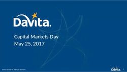 Capital Markets Day May 25, 2017 - Investor Relations ...