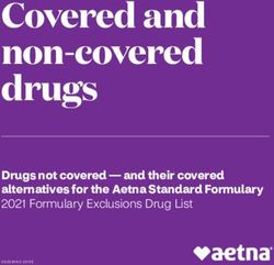Covered and non-covered drugs - Drugs not covered - and their covered alternatives for the Aetna Standard Formulary