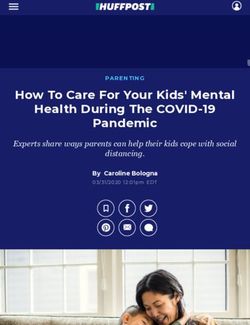 How To Care For Your Kids' Mental Health During The COVID-19 Pandemic - Experts share ways parents can help their kids cope with social distancing.
