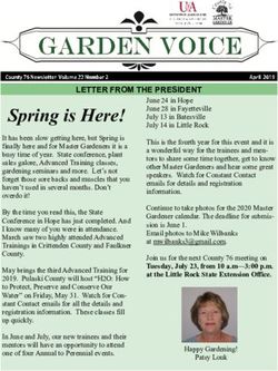 Spring is Here! - University of Arkansas Cooperative ...