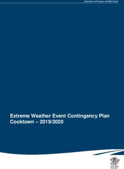 Extreme Weather Event Contingency Plan Cooktown 2019/2020