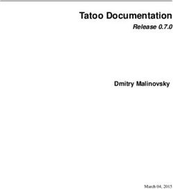 Tatoo Documentation Release 0.7.0 - Dmitry Malinovsky