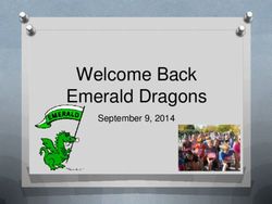 Welcome Back Emerald Dragons - September 9, 2014
