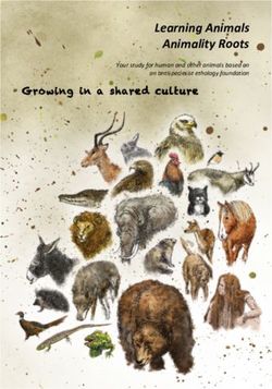 Growing in a shared culture - Learning Animals Animality Roots Your study for human and other animals based on an antispeciesist ethology foundation