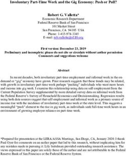 Involuntary Part-Time Work and the Gig Economy: Push or Pull? Robert G. Valletta* - American ...