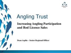 Angling Trust Increasing Angling Participation and Rod Licence Sales - Dean Asplin - Senior Regional Officer - The Institute of Fisheries Management