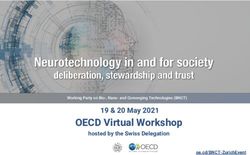 OECD Virtual Workshop - 19 & 20 May 2021 hosted by the Swiss Delegation - Fondation Ipsen