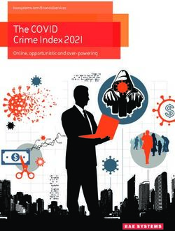 The COVID Crime Index 2021 - Online, opportunistic and over-powering baesystems.com/financialservices - BAE Systems