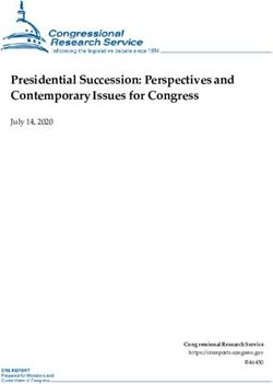 Presidential Succession: Perspectives and Contemporary Issues for Congress - July 14, 2020 - Federation of American Scientists