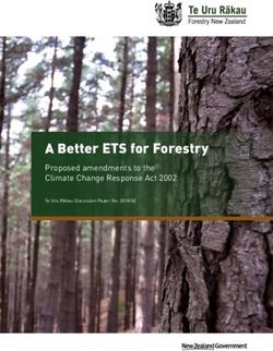 A Better ETS for Forestry - Proposed amendments to the Climate Change Response Act 2002 - MPI