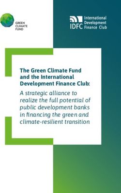 The Green Climate Fund and the International Development Finance Club: A strategic alliance to realize the full potential of public development ...