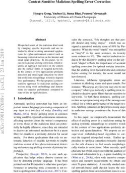 Context-Sensitive Malicious Spelling Error Correction