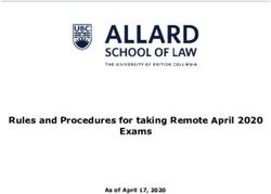 Rules and Procedures for taking Remote April 2020 Exams - As of April 17, 2020