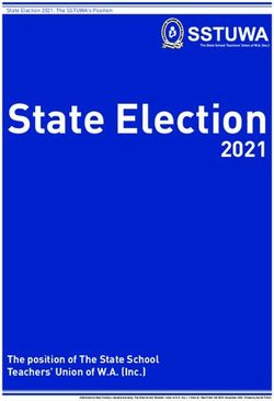 State Election 2021 - The position of The State School Teachers' Union of W.A. (Inc.)