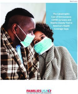 The Catastrophic Cost of Uninsurance: COVID-19 Cases and Deaths Closely Tied to America's Health Coverage Gaps - March 2021